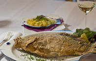 Fisch im Landhotel Geyer im Altmühltal, Bayern (Lassen Sie es sich schmecken im Landhotel Geyer im Altmühltal.)